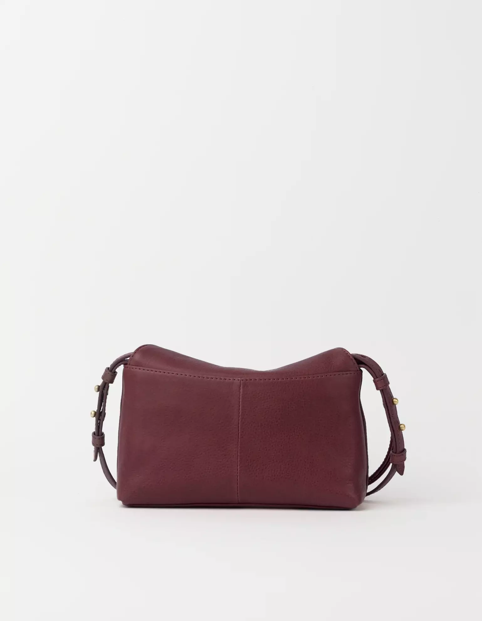 O MY BAG Sienna Mini Dark Cherry Soft Grain Leather Handtasche Leder kirschrot